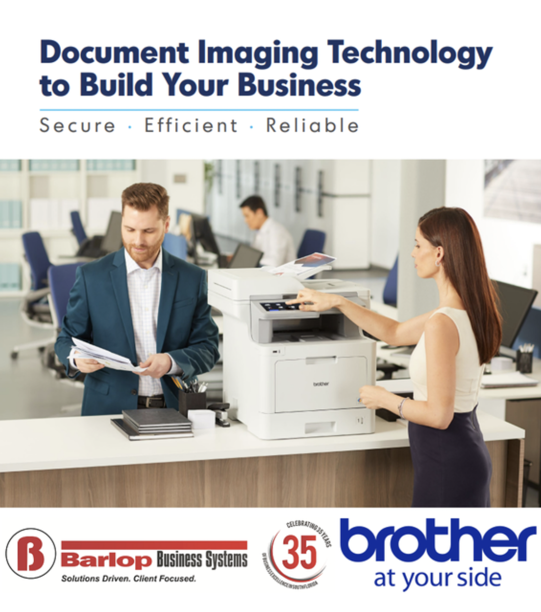 Barlop is now an Authorized Dealer for Brother