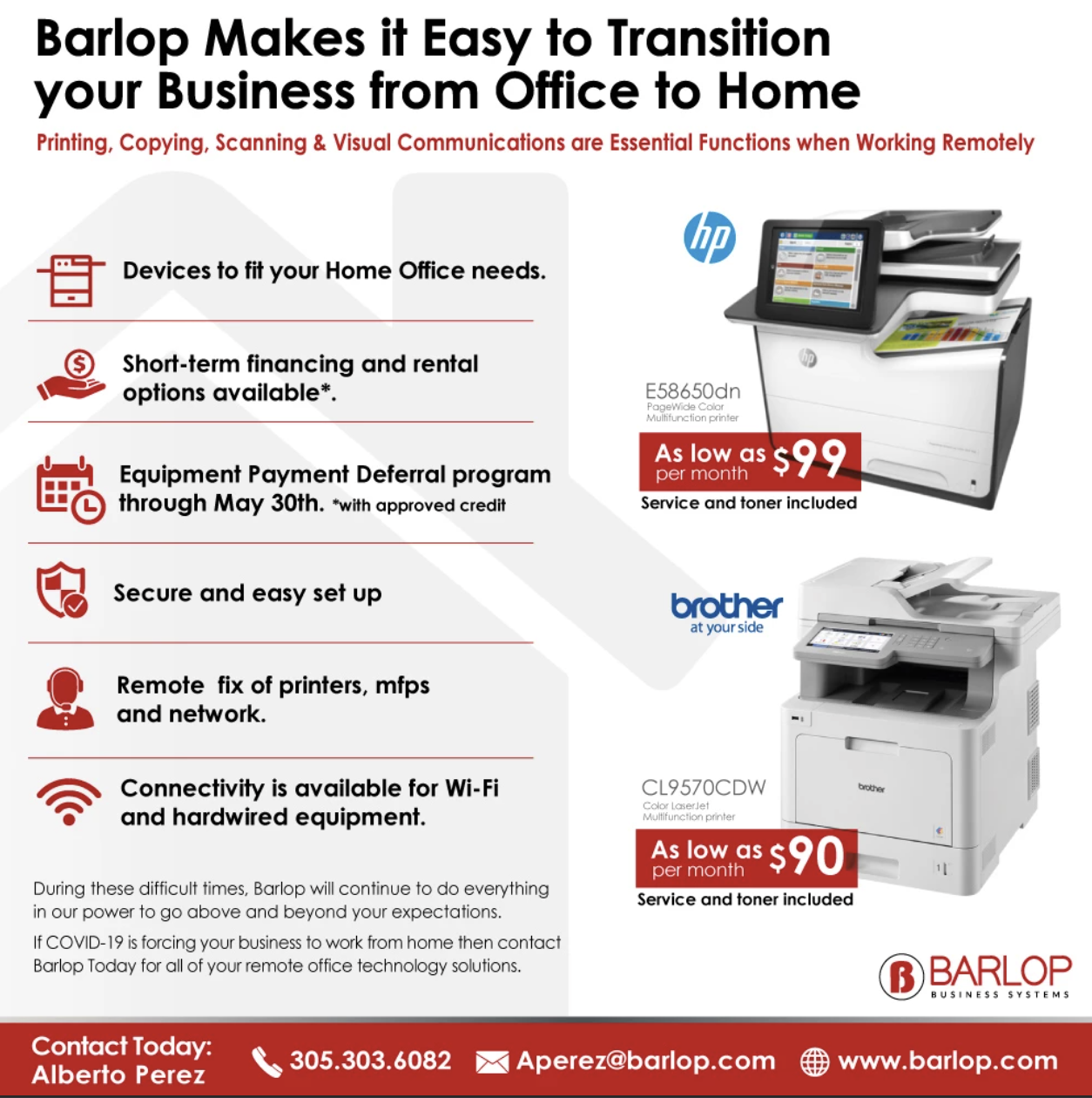 Barlop offering Short Term Rentals and Upgrade Plans for Remote Locations during COVID-19 epidemic