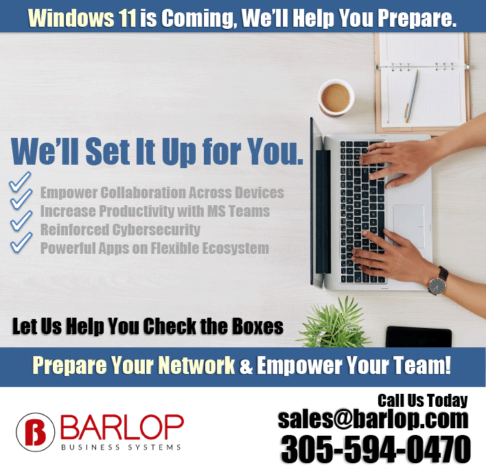 Is your team ready for Windows 11? - Barlop Business Systems