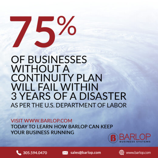 Barlop Business Systems Prepared for Hurricane Season