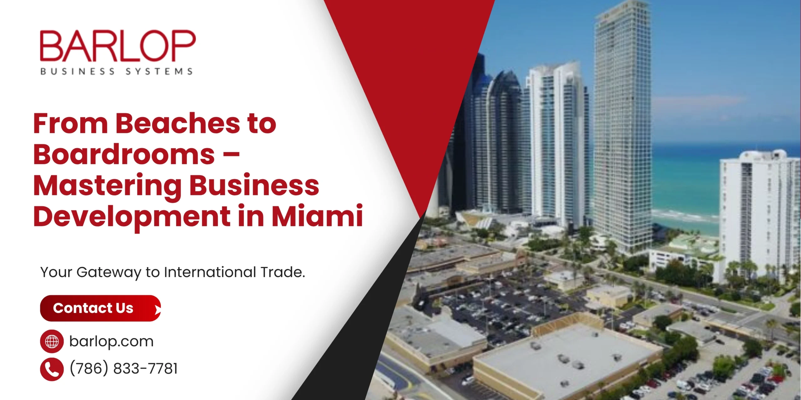From Beaches to Boardrooms &ndash; Mastering Business Development in Miami