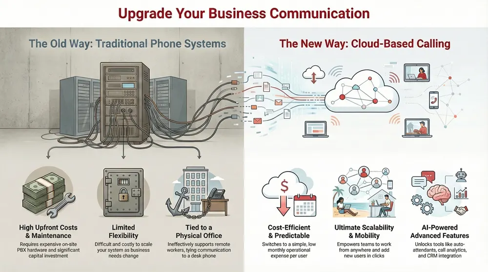 Infographic about Cloud Calling