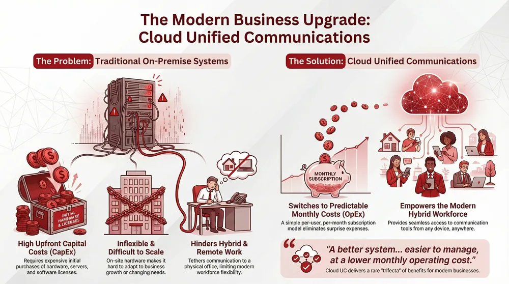 Infographic about Cloud Unified Communications Providers for Your Business