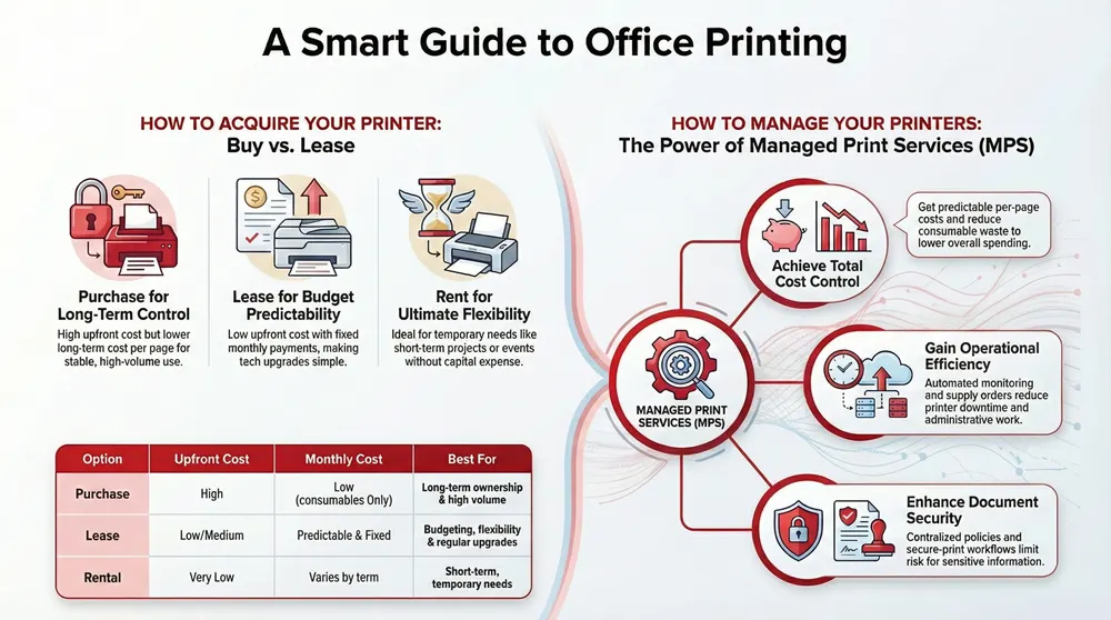 Infographic about Business Printer Sales & Service in Coral Gables