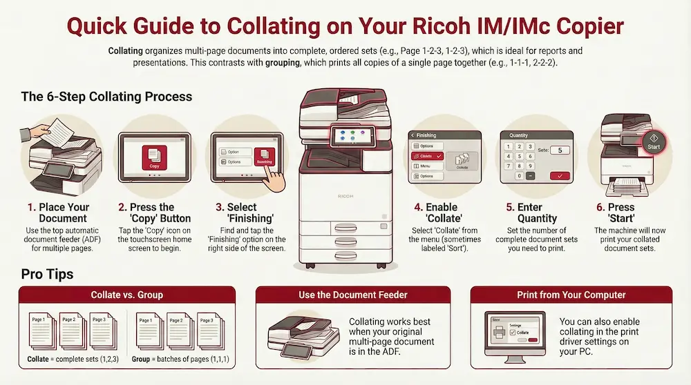 collate on Ricoh guide