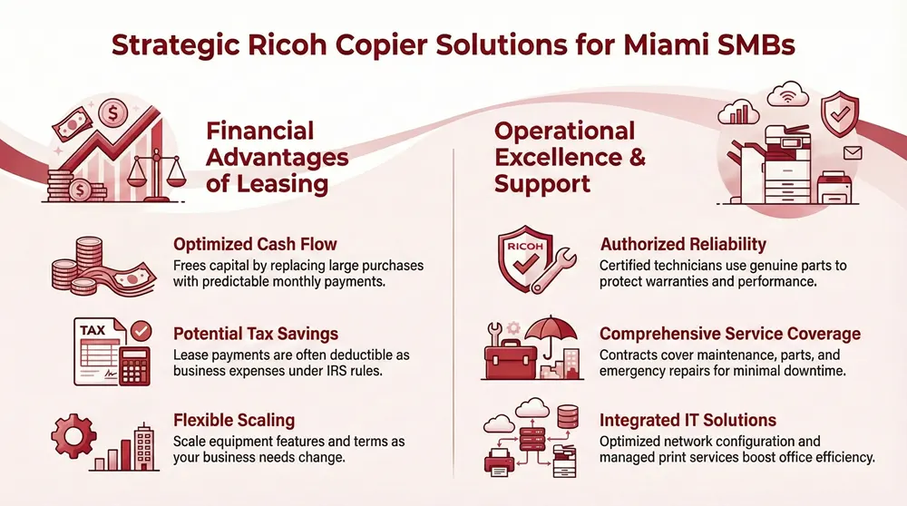 Infographic about Authorized Ricoh Dealer in Miami, Florida